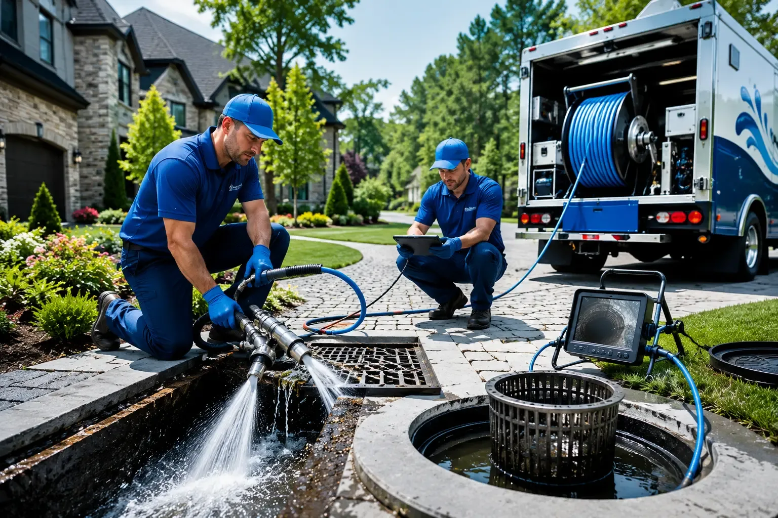 Local outdoor drain cleaning professionals in Farmington, CT